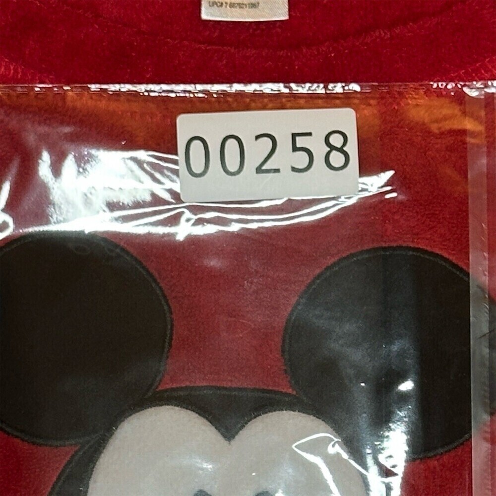 Disney Mickey Mouse sweatshirt Womens 2XL Red Fleece Pullover Crew Neck - Picture 6 of 6